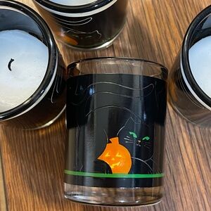 4 Halloween Candleholders